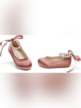 Felix & Flora Girls Toddler Little Ballet Shoes